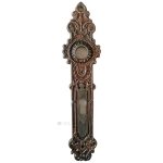 Langschild antik Eisen verkupfert Perlen alt 18.3 mm 83