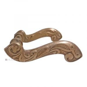 Türdrücker Jugendstil alt floral Türklinken 15.8mm 9er Vk