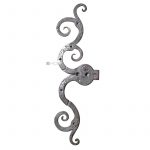 S-Band antik geschmiedet alt Türband 11 x 38cm