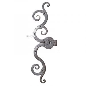 S-Band antik geschmiedet alt Türband 11 x 38cm