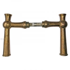 Türdrücker antik Kugel Biedermeier alt 15mm 9er Vk