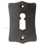 Schlüsselschild antik alt geschnitten Eisen