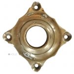 Drückerrosette antik Jugendstil alt Messing