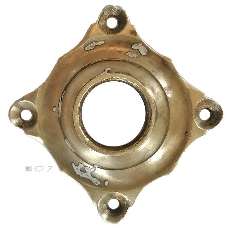 Drückerrosette antik Jugendstil alt Messing