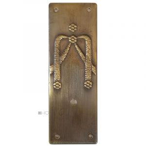 Möbel Jugendstil klassizistisch Griffplatte Schublade patiniert